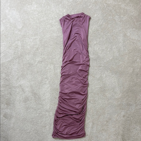 Windsor Mauve Gathered Maxi Dress - Picture 1 of 7